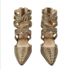 Anne Michelle Spiral 30 womens caged high Heel. Size 6 Brand New Never worn